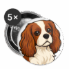Cavalier King - Buttons small 1'' (5-pack) - Image 2