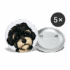 Havanese - Buttons small 1'' (5-pack) - Image 3