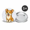 Corgi - Buttons small 1'' (5-pack) - Image 2